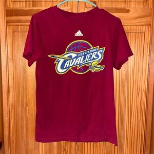 adidas Maroon 'The Go-To Tee' Graphic Shirt